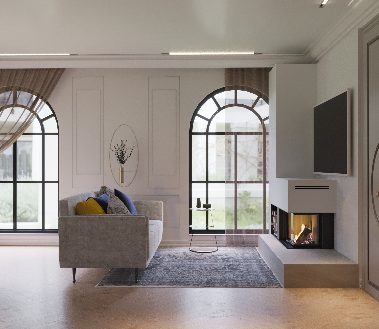 Кухня-гостинная