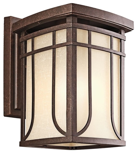 KICHLER Riverbank Arts and Crafts/Mission Outdoor Wall Sconce X-ZGA84194
