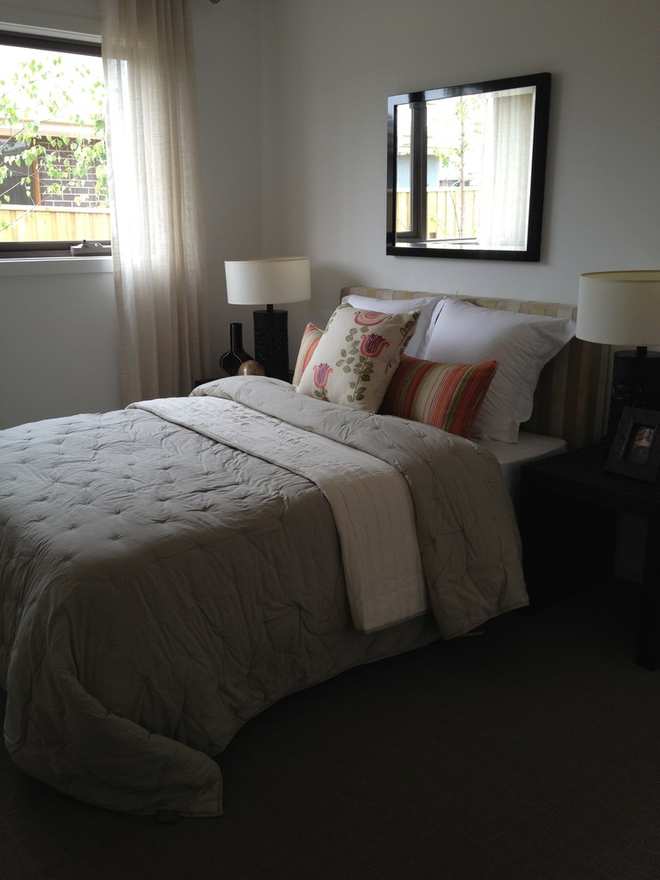 Eclectic bedroom in Melbourne.