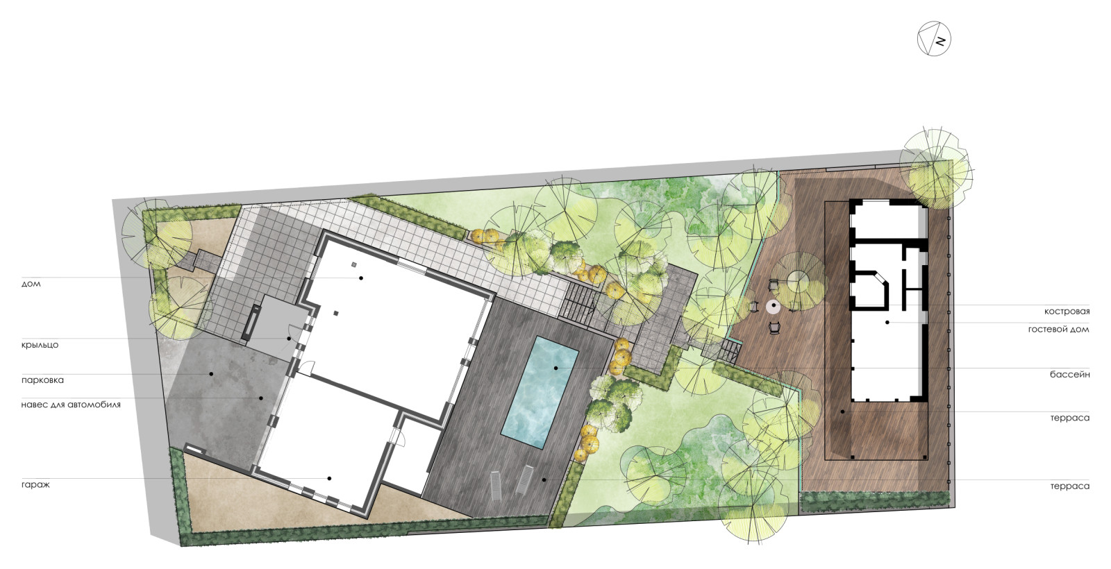 Резиденция, 10 соток. 2024 г