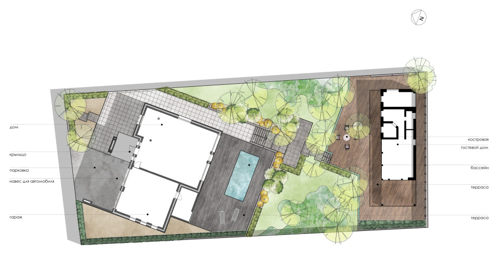 Резиденция, 10 соток. 2024 г