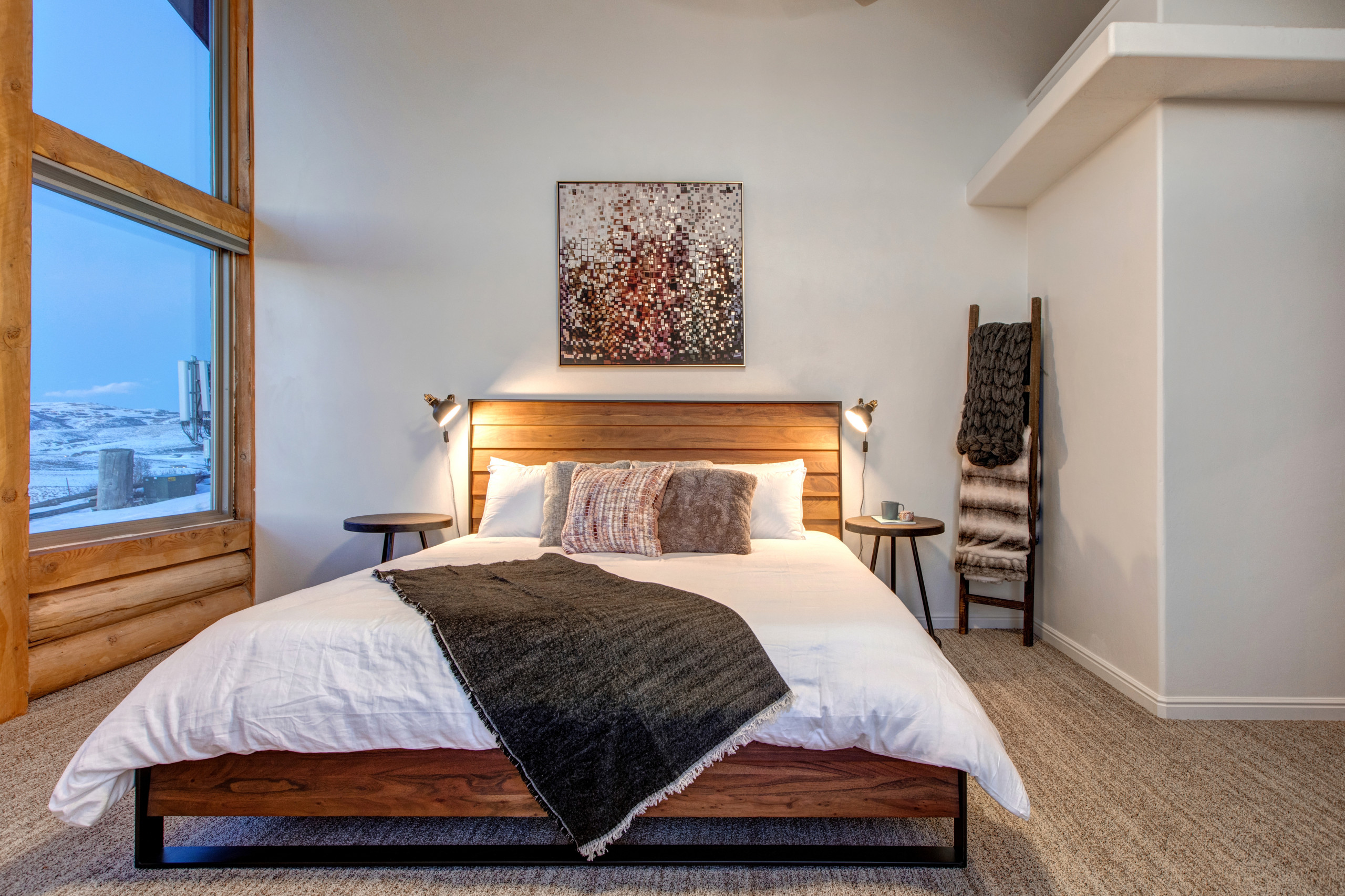 Modern Rustic Log Home Furniture Project on a Dime!