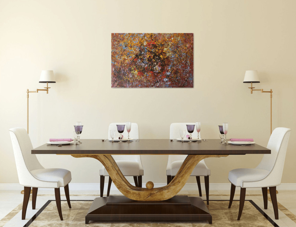 Работы художницы Дианы Маливани - Столовая - Дизайн интерьера (1)