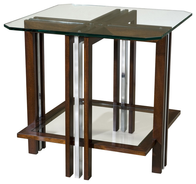 Doubles II Side Table Transitional Side Tables And End Tables by