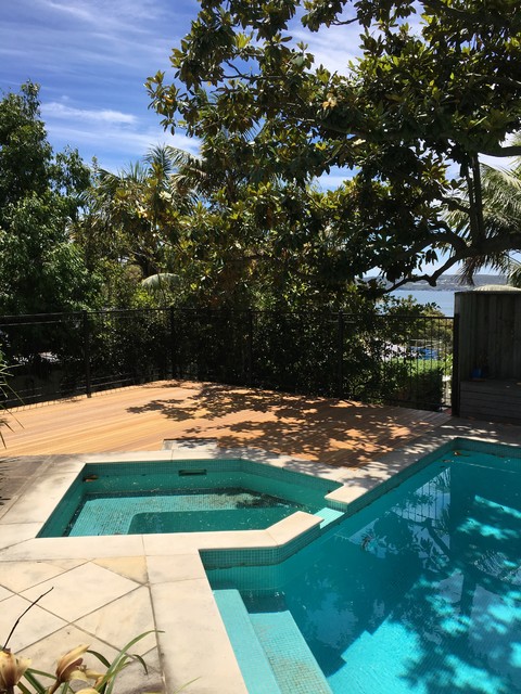 Mosman deck contemporary-pools-and-hot-tubs