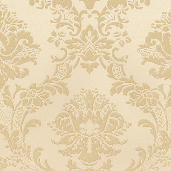 Norwall - Beige Damask, MD29435 Wallpaper - View in Your 