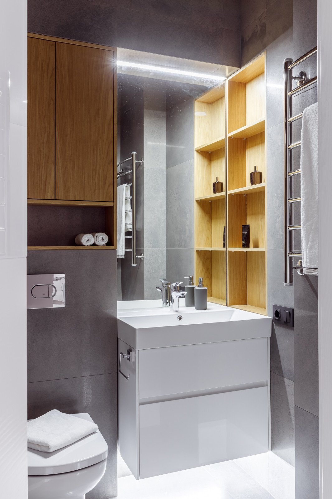 Светлая квартира с яркими акцентами 51 м²