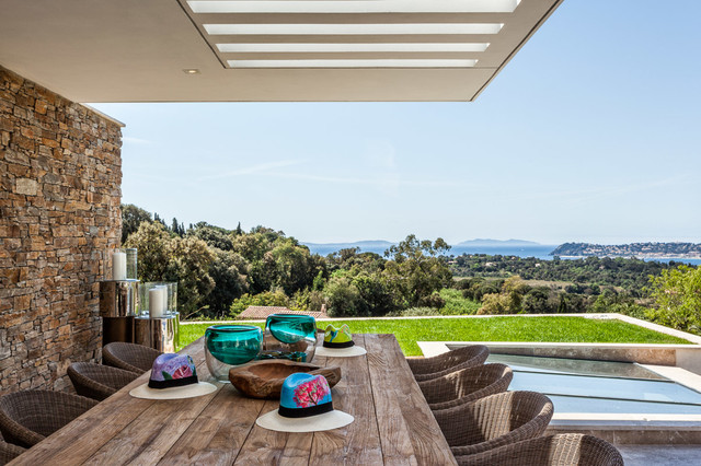 Villa Colibri contemporary-uteplats