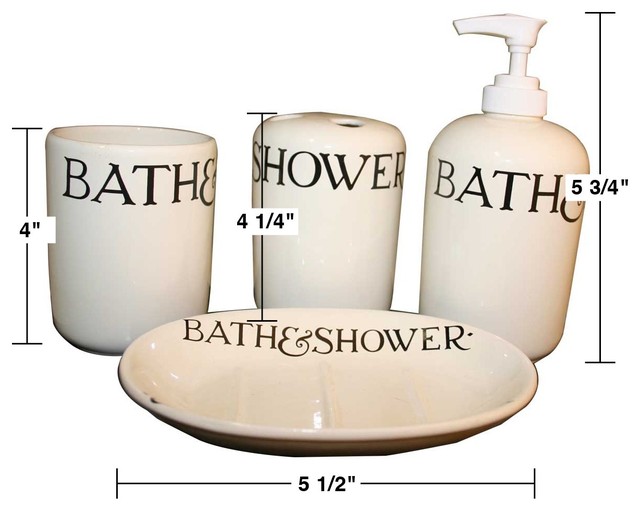 Renovators Bathroom Accessories Includes Bath Tumbler, Ceramic Bath ...