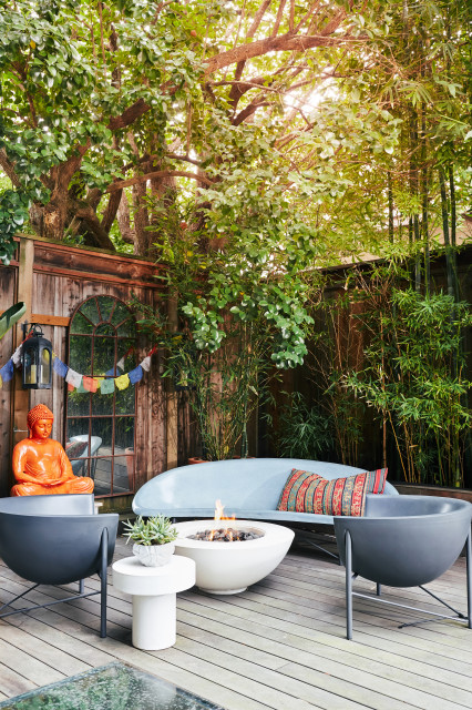 Pac Heights Residence - Deck contemporaneo-terraza-y-balcon