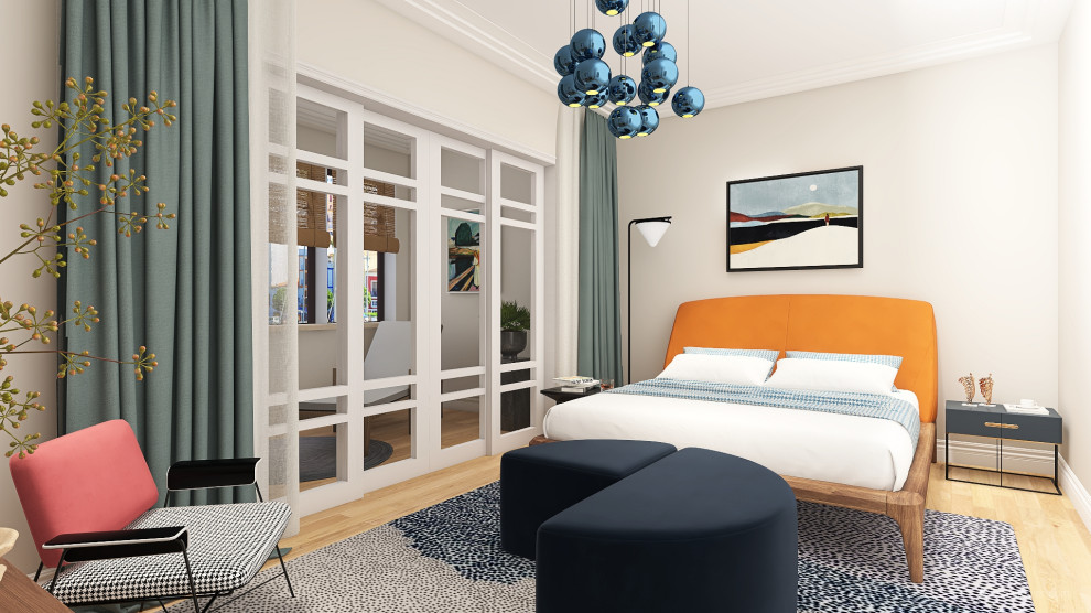 Спальня с выходом на террасу