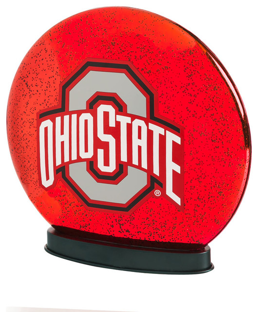 America Ohio State Buckeyes LED Glass Disk Indoor Light