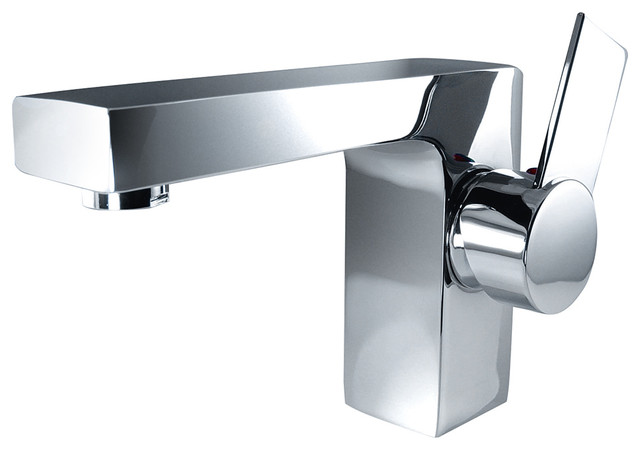 Fresca Isarus Single Hole Mount Bathroom Vanity Faucet Chrome