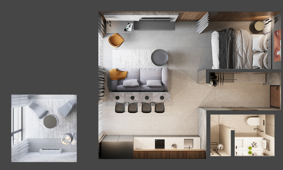 Квартира для сдачи посуточно в Парус Delux