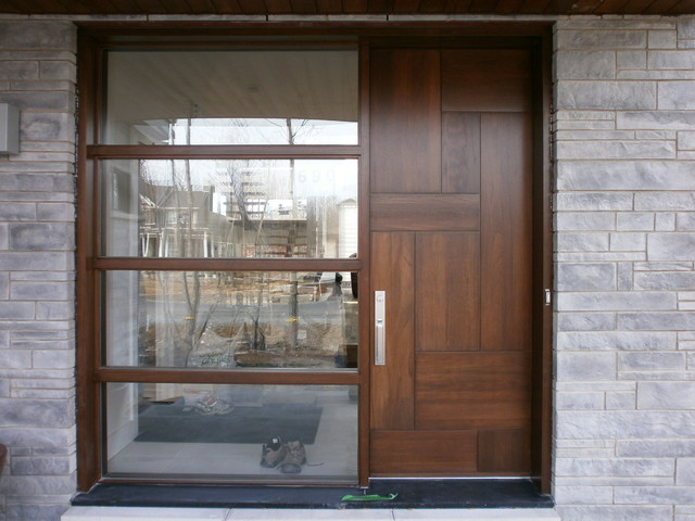 Portes Dentrée En Bois Moderne Modern Wooden Front Doors