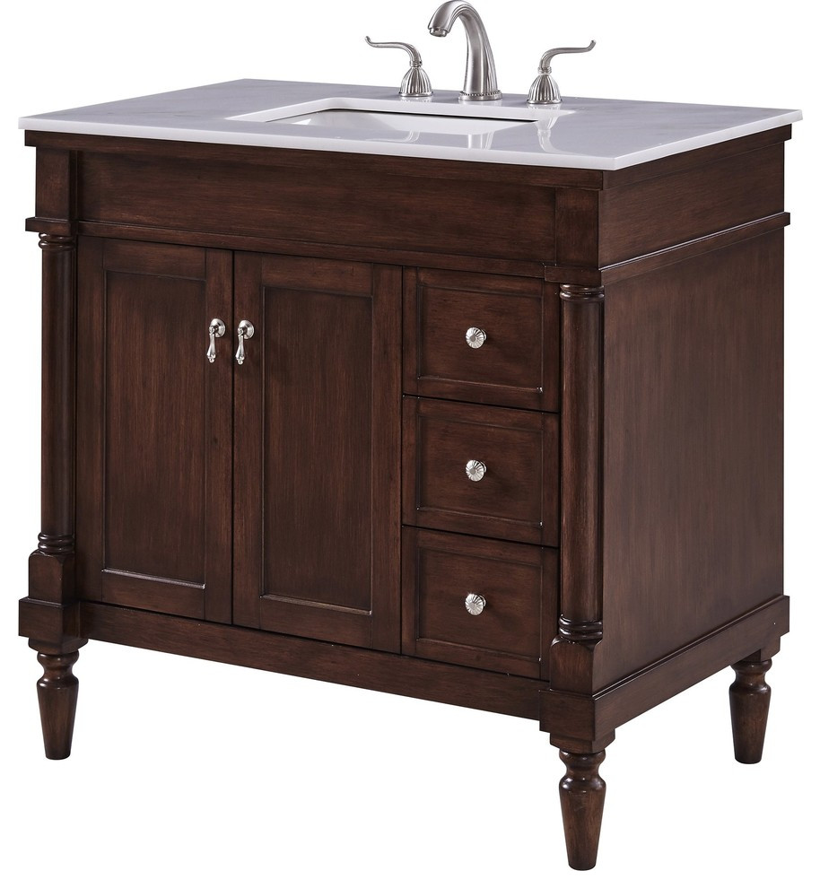 Lexington 36" Single Bathroom Vanity Set Traditional Bathroom