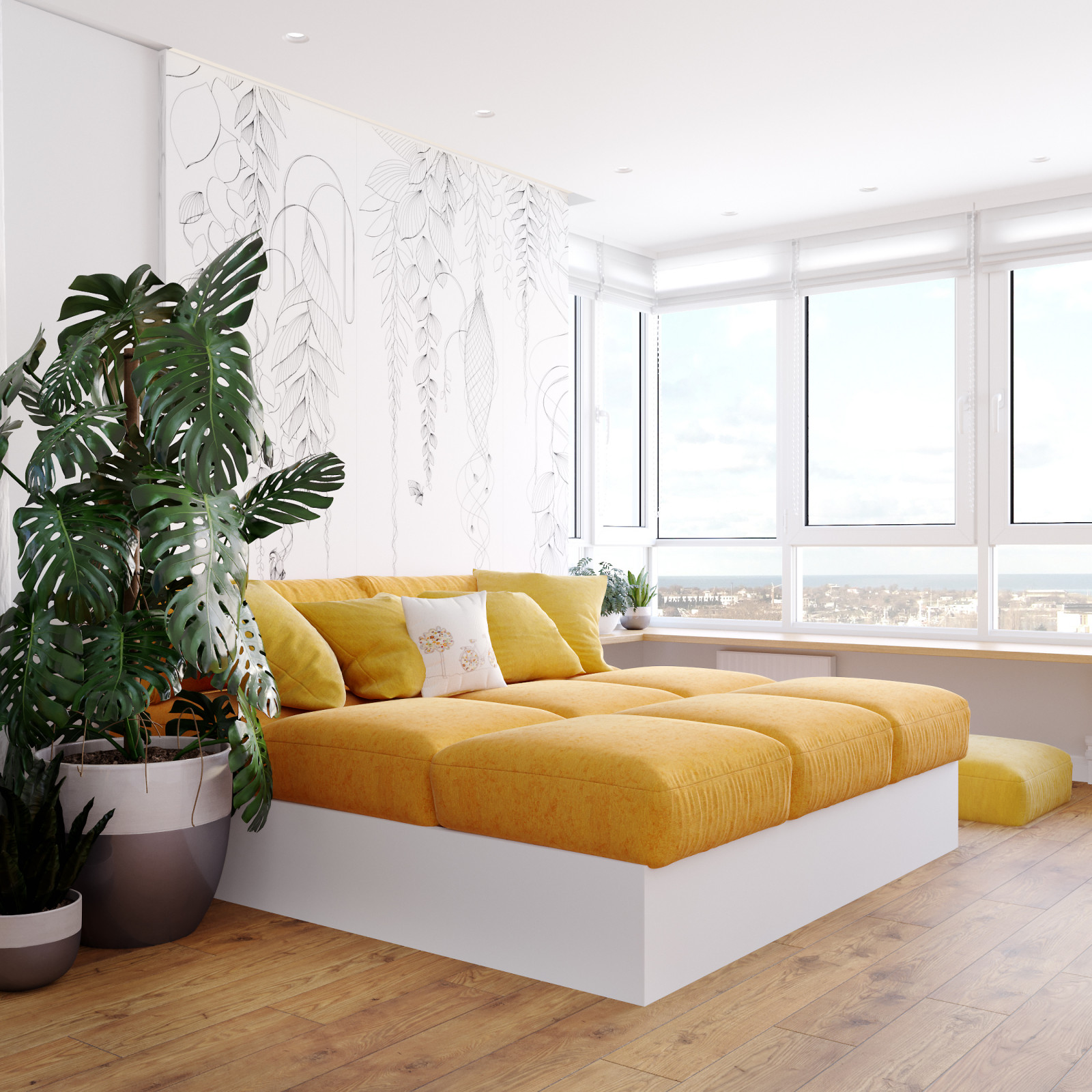 СВЕТЛАЯ КВАРТИРА КРЕАТИВНОЙ ПАРЫ