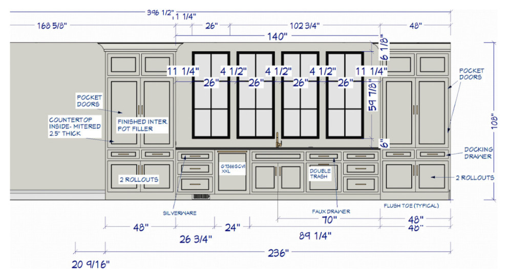 Kitchen Bay Window Remodel Charlotte, NC