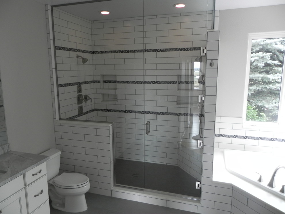 Bathroom - transitional bathroom idea in Denver