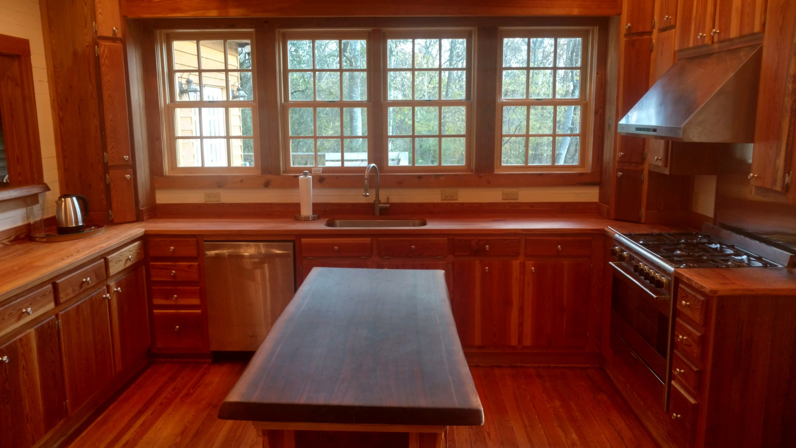 Heart Pine Cabinetry