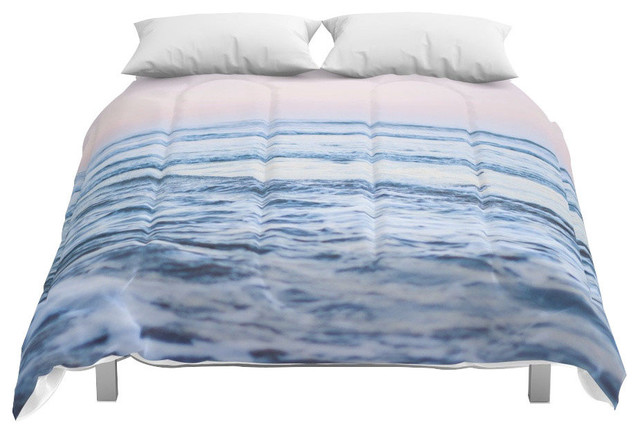 Society6 Pacific Ocean Waves Comforter Beach Style Comforters