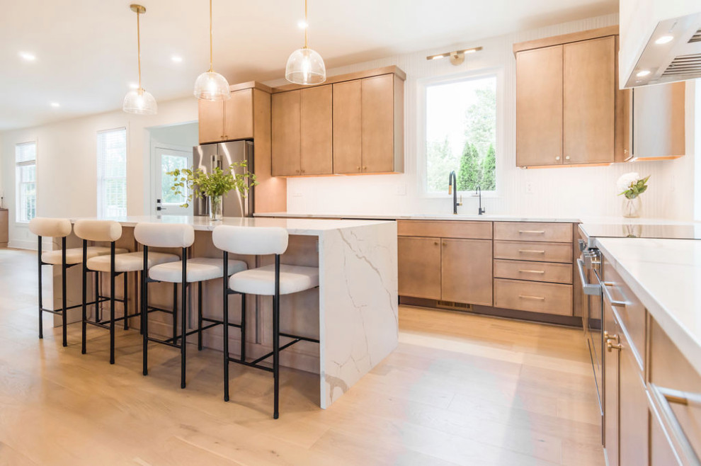 Contemporary Kitchen with Organic Modern Style