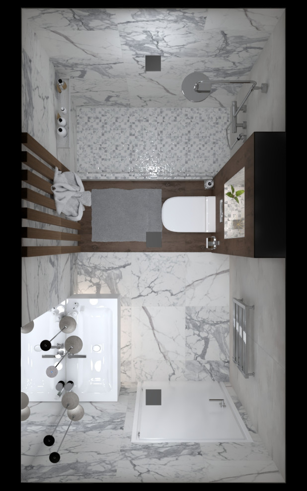 Дизайн санузлов в 3D