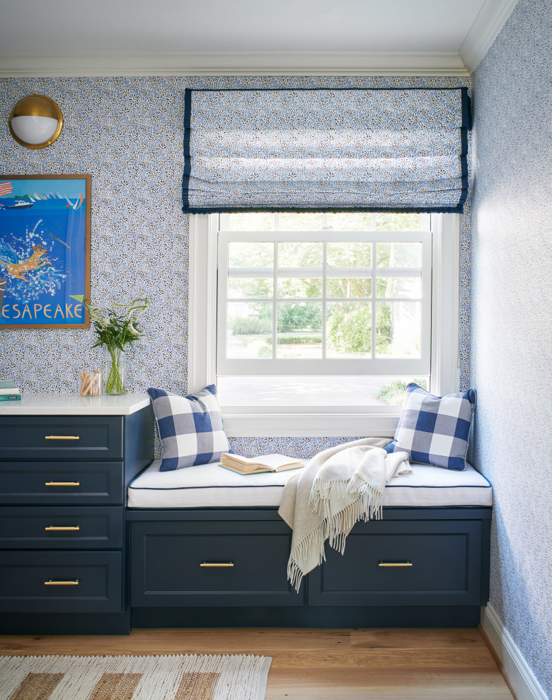 Inspiration for a coastal home design remodel in Baltimore