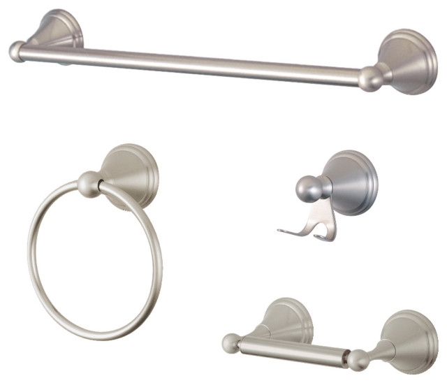 Kingston Brass 4Piece Bathroom Accessory Set Traditional Towel