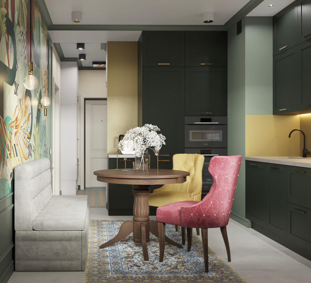 Кухня в однокомнатной квартире