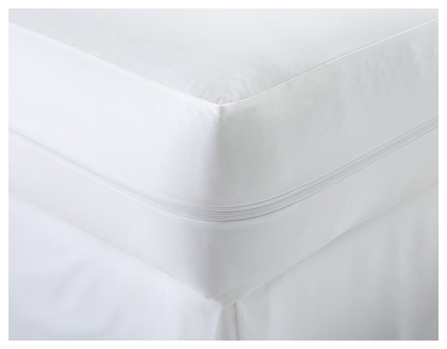 Home Collection Liquid and Bed Bug Proof Total Mattress Encasement, King, White
