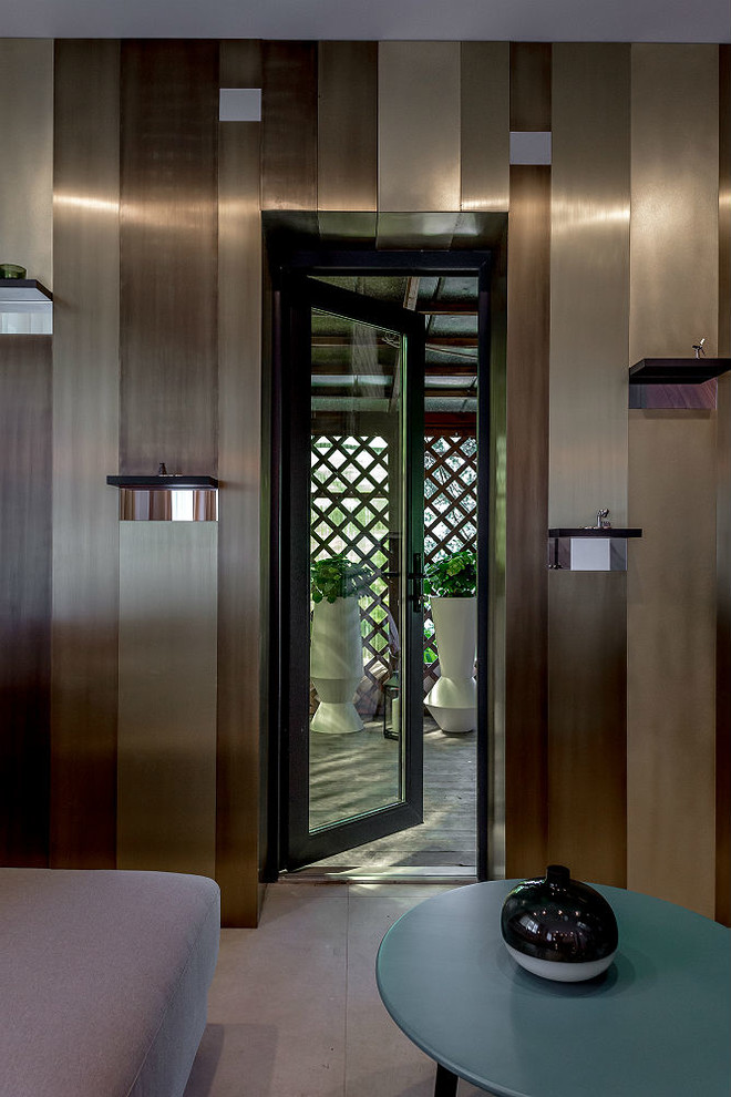 Латунные стеновые панели для проекта peredelka.tv