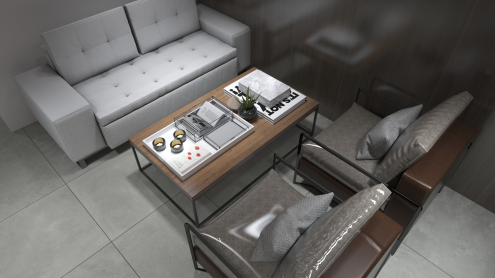 Проект "OKR-75" - Кофейня в современном стиле