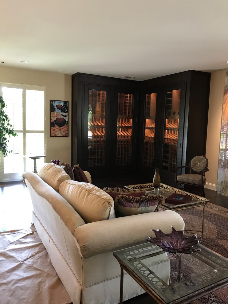 Living Room Wine Showcase - Contemporary - Wine Cellar - Sacramento ...