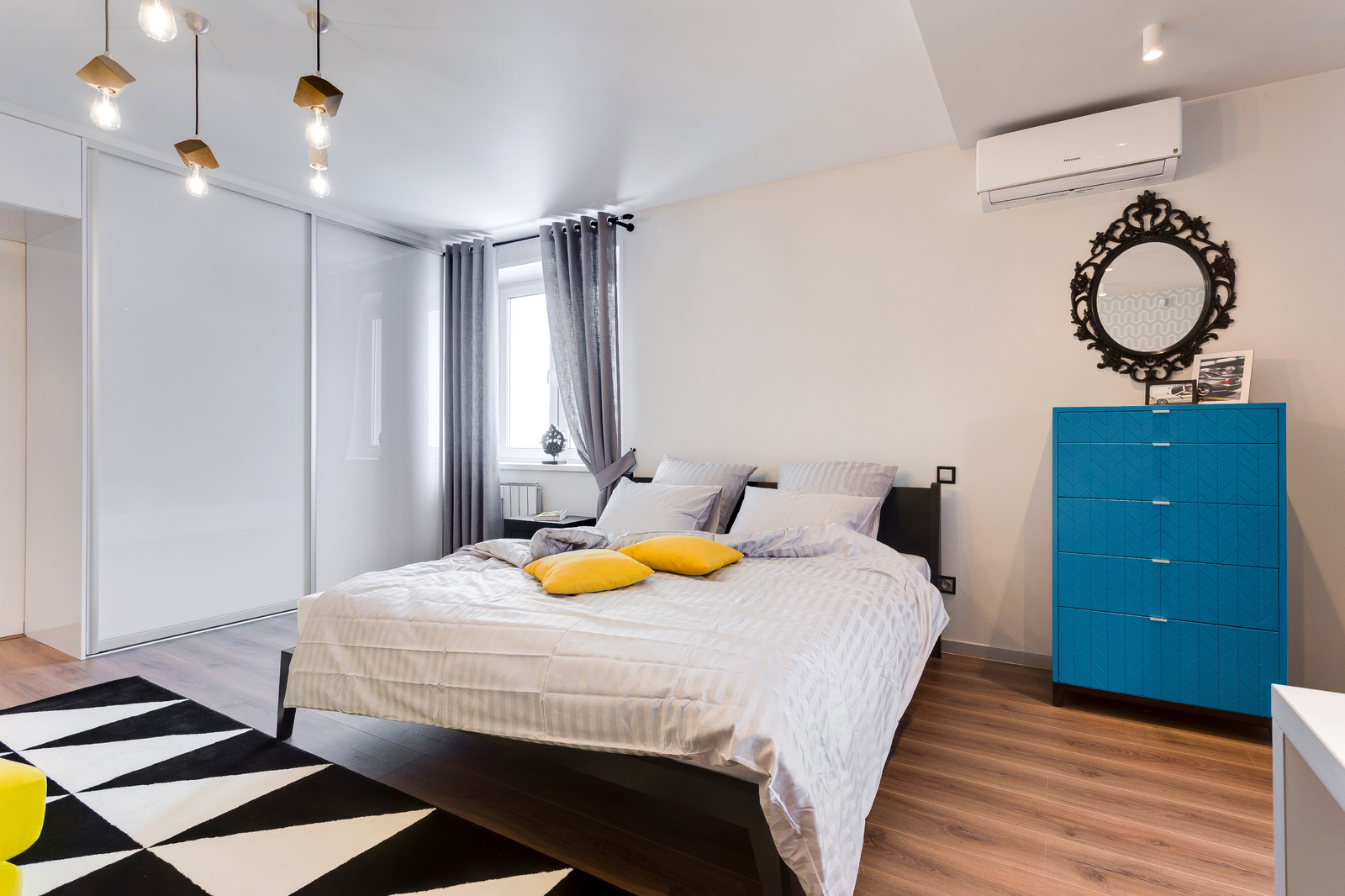 Реализованный проект "Желтое на сером"