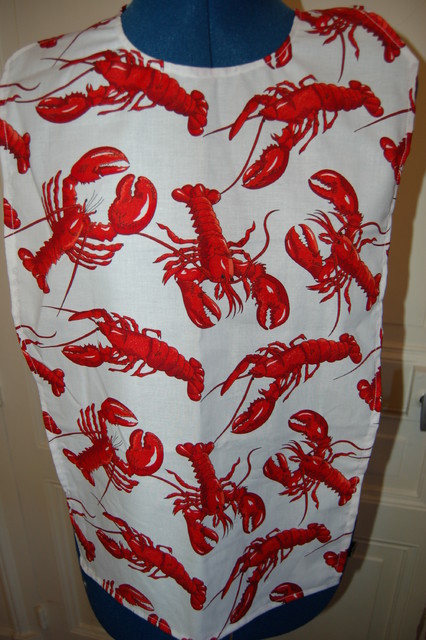 Seafood Bib, adult size.  For perfect Clambakes & Lobster