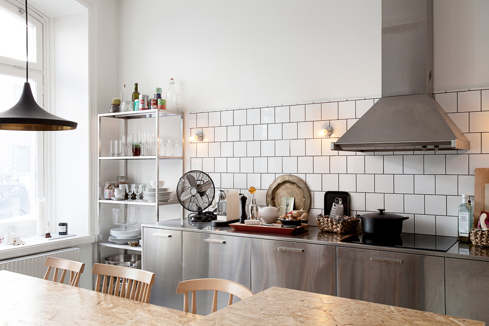 This is an example of an industrial kitchen in Stockholm.