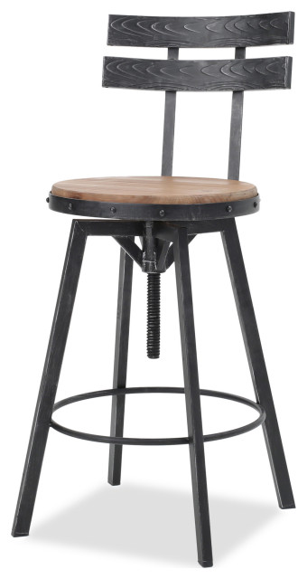 Gdf Studio Modern Industrial Design, What Is The Seat Height Of A Counter Bar Stool