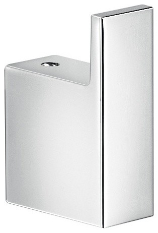 Square Polished Chrome Bathroom Towel Hook Contemporary Robe Square Polished Chrome Bathroom Towel Hook