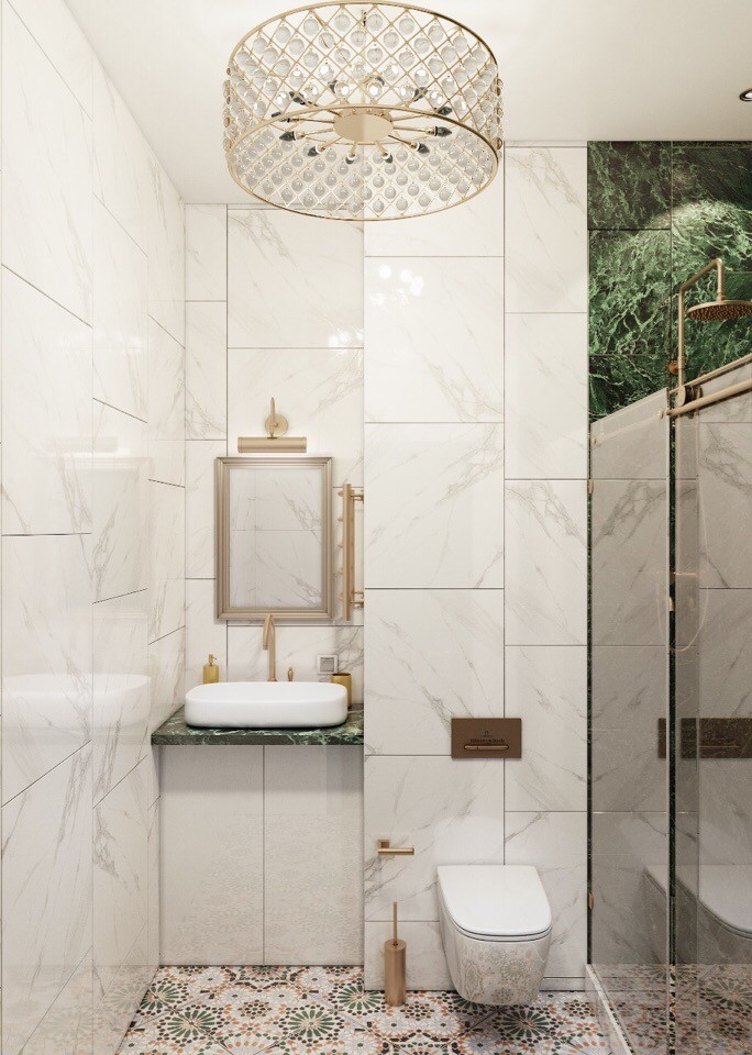 Дизайн квартиры 38м2 евродвушка в стиле ЭКО