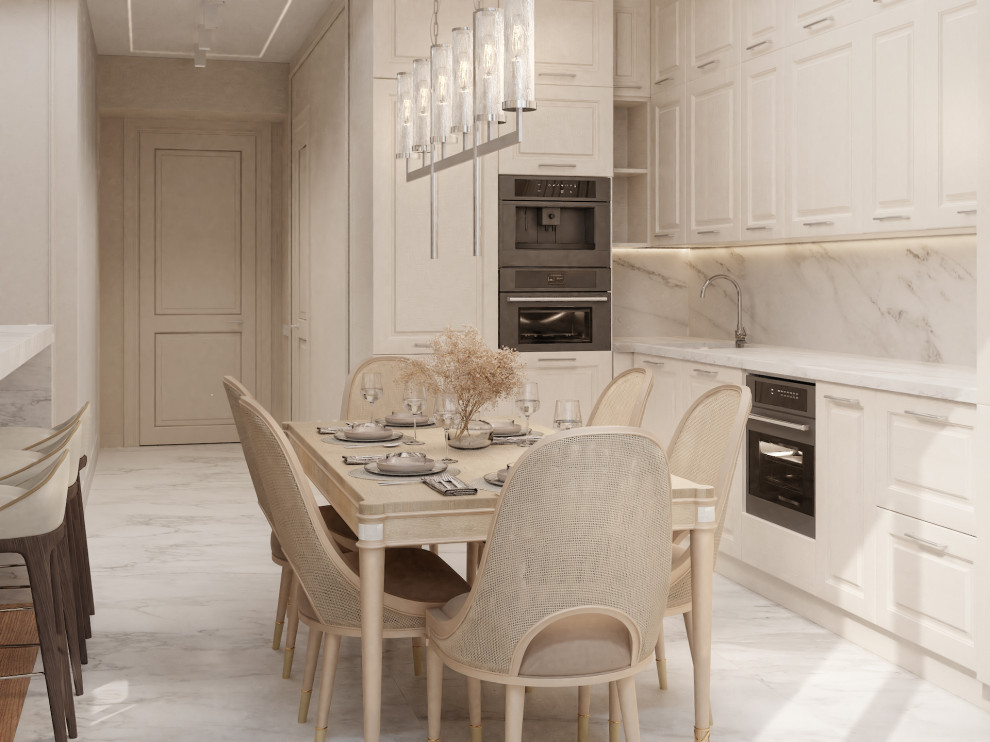 Кухня-столовая в ЖК Небо