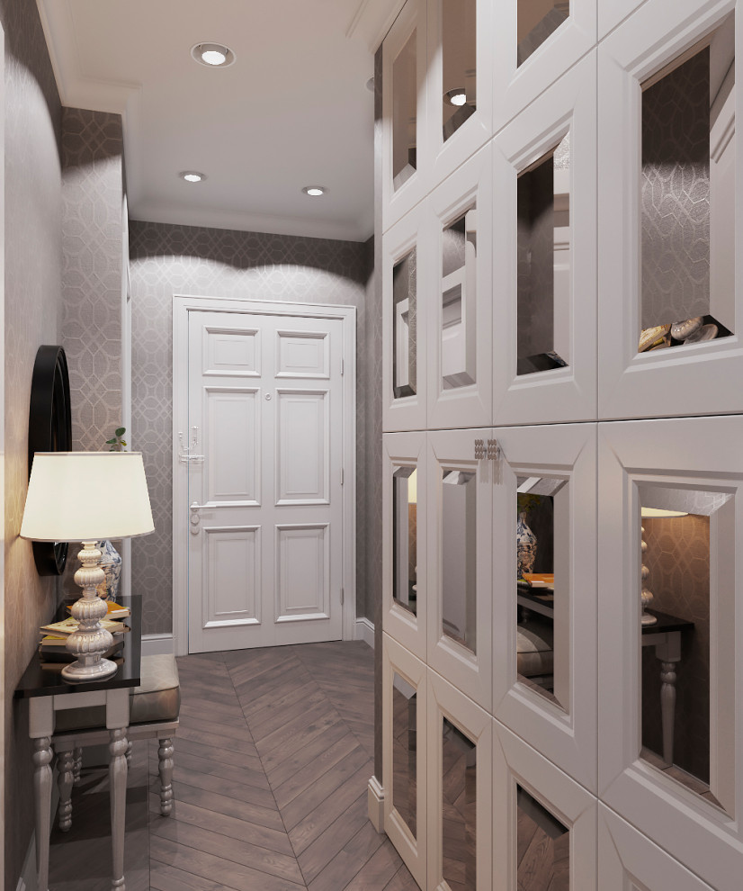 Дизайн проект 2х-комнатной квартиры в неоклассике