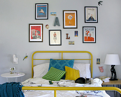 bed eclectic-bedroom