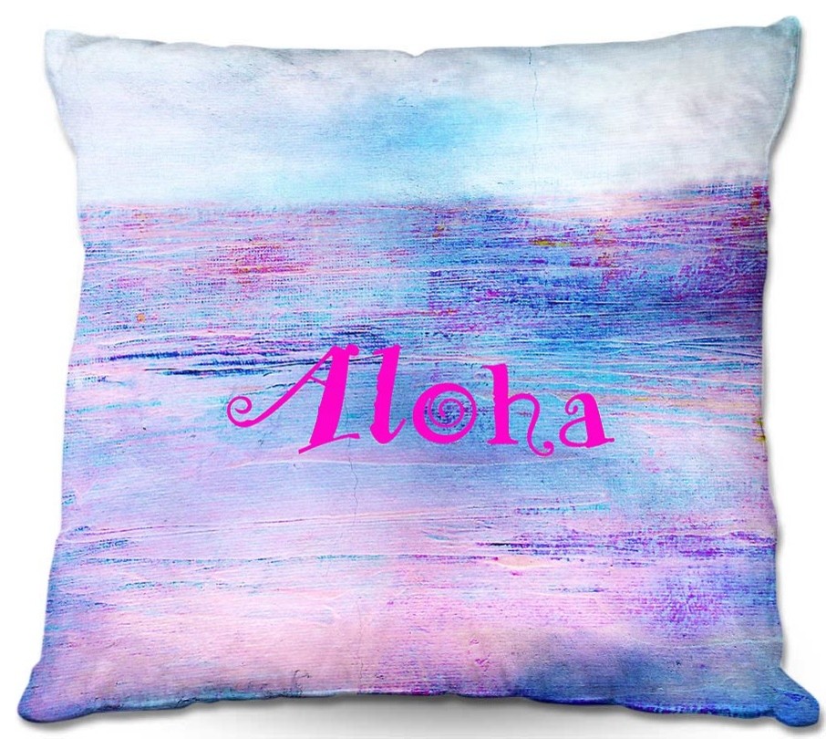 Aloha Throw Pillow, 16"x16"
