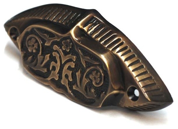 Vintage Brass Pull Cal Vb 118 Us5 Cabinet And Drawer Handle