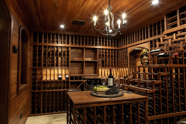 Custom Wine Cellar american-traditional-wine-cellar