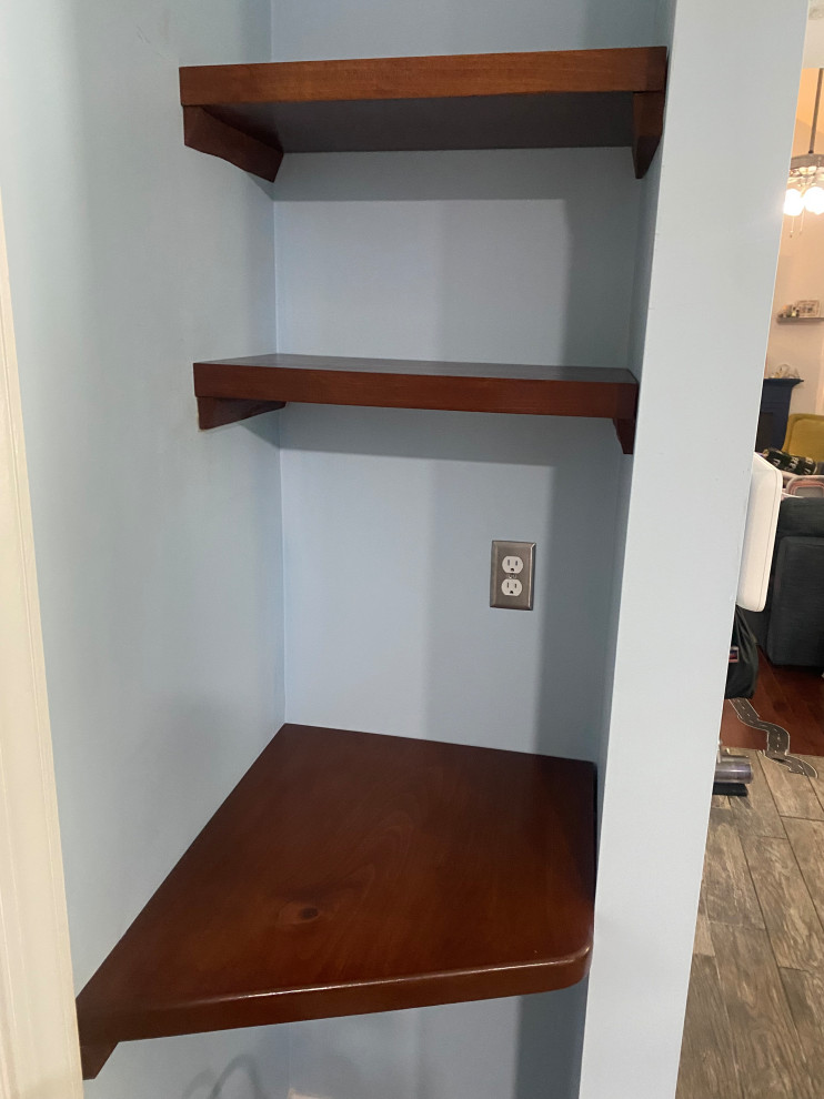 Custom Hardwood Shelving