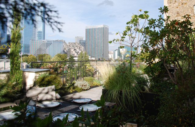 Rooftop &agrave; Neuilly-sur-Seine trendy-terrasse