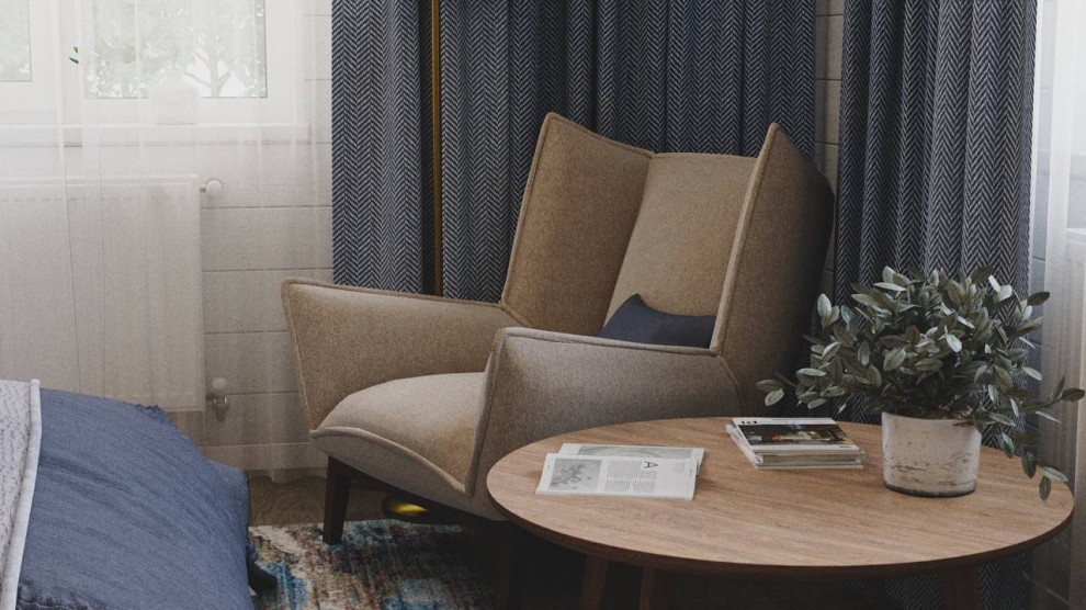 Спальня в загородном доме