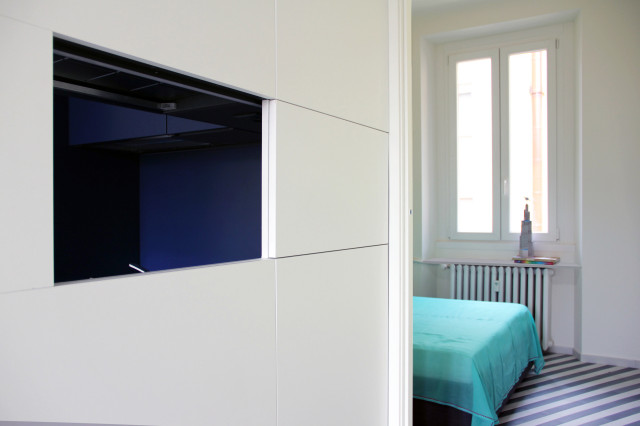 Casa biancablu minimalistisch-kueche